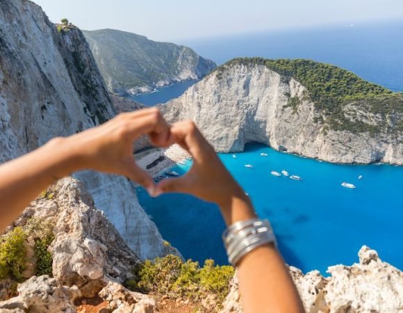 Exploring Shipwreck Beach in Zakynthos