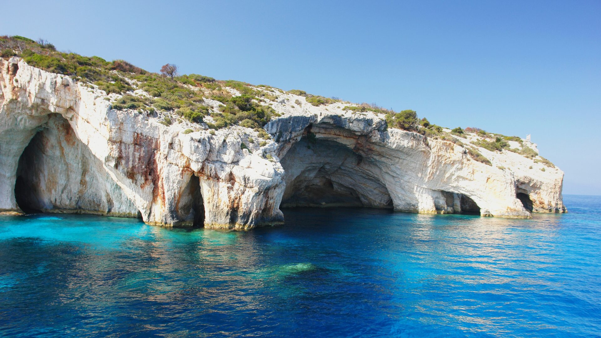 Blue Caves Agios Nikolaos Zakynthos rent a car