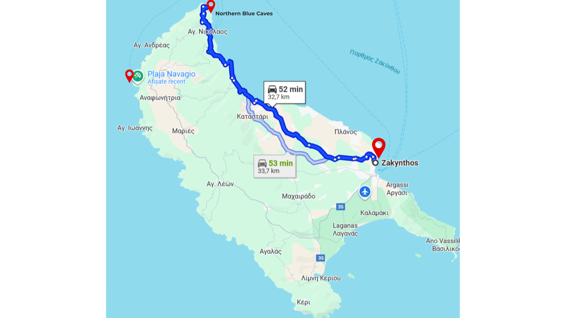 Zakynthos - Blue Caves - Navagio Beach