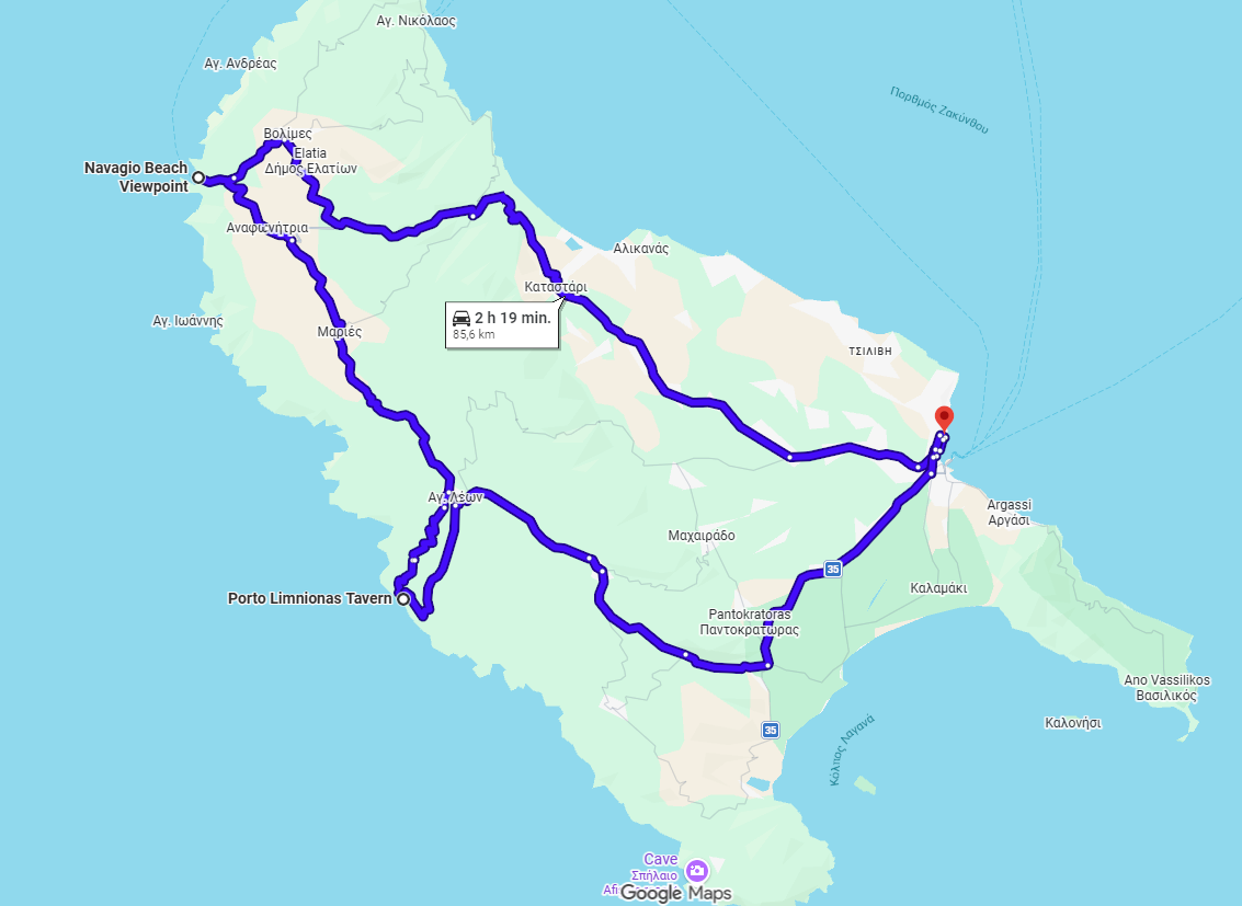 Zakynthos driving costs