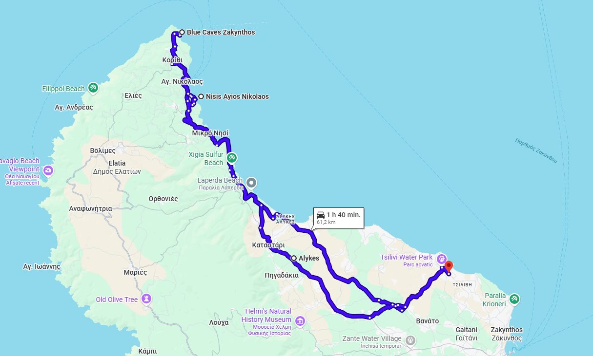 Zakynthos driving costs